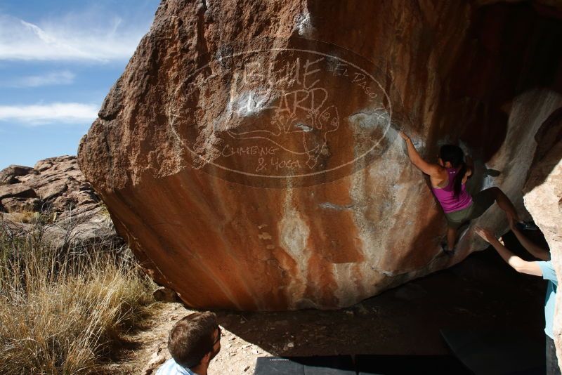 Bouldering in Hueco Tanks on 03/01/2019 with Blue Lizard Climbing and Yoga

Filename: SRM_20190301_1301180.jpg
Aperture: f/8.0
Shutter Speed: 1/250
Body: Canon EOS-1D Mark II
Lens: Canon EF 16-35mm f/2.8 L