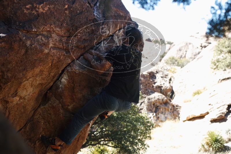 Bouldering in Hueco Tanks on 03/01/2019 with Blue Lizard Climbing and Yoga

Filename: SRM_20190301_1339550.jpg
Aperture: f/3.5
Shutter Speed: 1/320
Body: Canon EOS-1D Mark II
Lens: Canon EF 50mm f/1.8 II