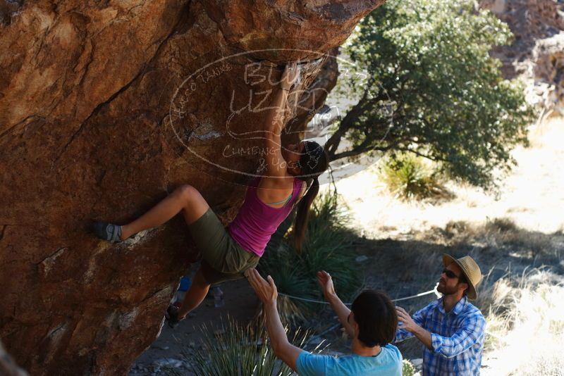 Bouldering in Hueco Tanks on 03/01/2019 with Blue Lizard Climbing and Yoga

Filename: SRM_20190301_1351390.jpg
Aperture: f/3.5
Shutter Speed: 1/320
Body: Canon EOS-1D Mark II
Lens: Canon EF 50mm f/1.8 II