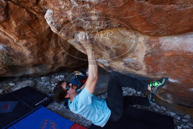 Bouldering in Hueco Tanks on 03/01/2019 with Blue Lizard Climbing and Yoga

Filename: SRM_20190301_1457300.jpg
Aperture: f/5.0
Shutter Speed: 1/200
Body: Canon EOS-1D Mark II
Lens: Canon EF 16-35mm f/2.8 L