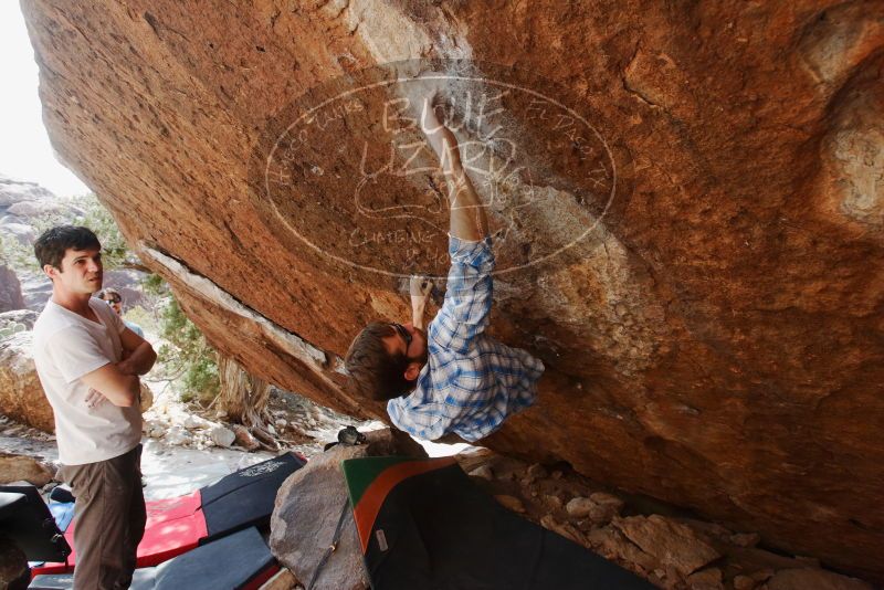 Bouldering in Hueco Tanks on 03/01/2019 with Blue Lizard Climbing and Yoga

Filename: SRM_20190301_1601570.jpg
Aperture: f/5.6
Shutter Speed: 1/500
Body: Canon EOS-1D Mark II
Lens: Canon EF 16-35mm f/2.8 L