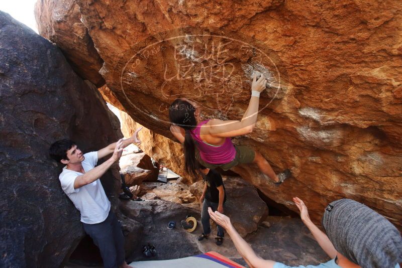 Bouldering in Hueco Tanks on 03/01/2019 with Blue Lizard Climbing and Yoga

Filename: SRM_20190301_1626500.jpg
Aperture: f/5.0
Shutter Speed: 1/250
Body: Canon EOS-1D Mark II
Lens: Canon EF 16-35mm f/2.8 L