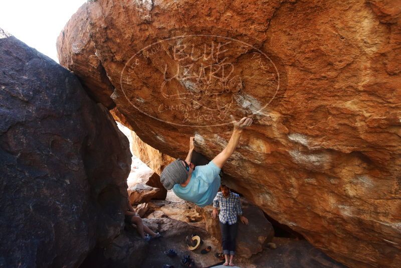 Bouldering in Hueco Tanks on 03/01/2019 with Blue Lizard Climbing and Yoga

Filename: SRM_20190301_1643250.jpg
Aperture: f/5.0
Shutter Speed: 1/320
Body: Canon EOS-1D Mark II
Lens: Canon EF 16-35mm f/2.8 L