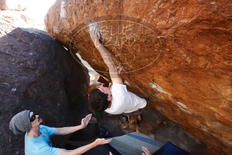 Bouldering in Hueco Tanks on 03/01/2019 with Blue Lizard Climbing and Yoga

Filename: SRM_20190301_1655300.jpg
Aperture: f/5.6
Shutter Speed: 1/250
Body: Canon EOS-1D Mark II
Lens: Canon EF 16-35mm f/2.8 L