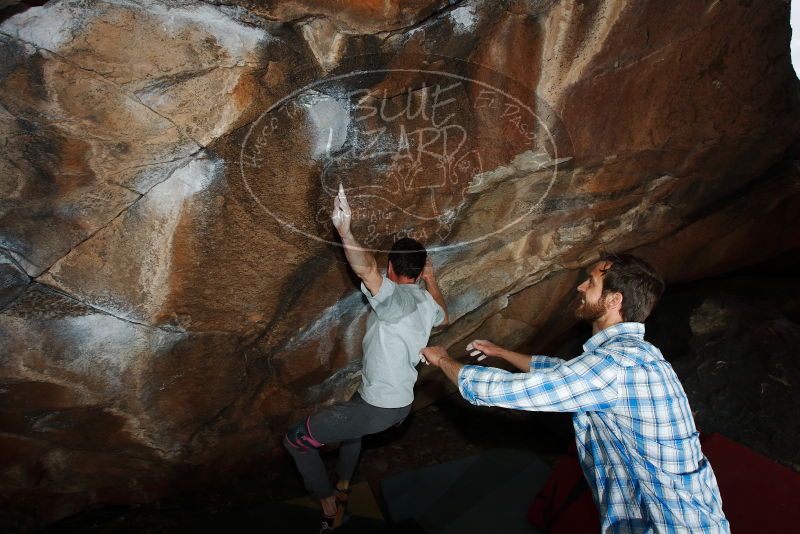 Bouldering in Hueco Tanks on 03/02/2019 with Blue Lizard Climbing and Yoga

Filename: SRM_20190302_1212500.jpg
Aperture: f/8.0
Shutter Speed: 1/250
Body: Canon EOS-1D Mark II
Lens: Canon EF 16-35mm f/2.8 L