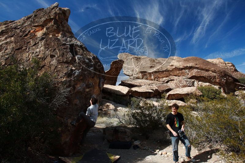 Bouldering in Hueco Tanks on 03/02/2019 with Blue Lizard Climbing and Yoga

Filename: SRM_20190302_1525220.jpg
Aperture: f/5.6
Shutter Speed: 1/250
Body: Canon EOS-1D Mark II
Lens: Canon EF 16-35mm f/2.8 L