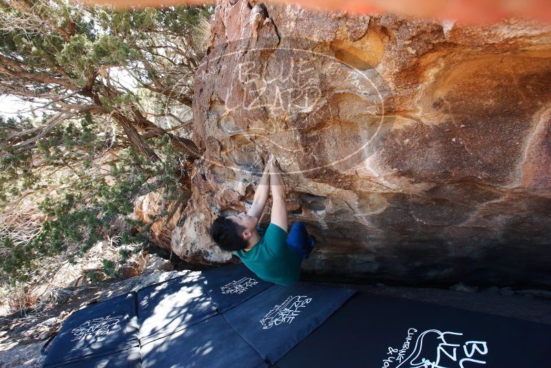 Bouldering in Hueco Tanks on 03/03/2019 with Blue Lizard Climbing and Yoga

Filename: SRM_20190303_1141120.jpg
Aperture: f/5.6
Shutter Speed: 1/250
Body: Canon EOS-1D Mark II
Lens: Canon EF 16-35mm f/2.8 L