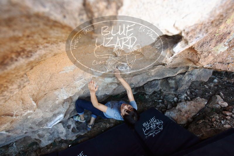 Bouldering in Hueco Tanks on 03/03/2019 with Blue Lizard Climbing and Yoga

Filename: SRM_20190303_1212050.jpg
Aperture: f/4.0
Shutter Speed: 1/250
Body: Canon EOS-1D Mark II
Lens: Canon EF 16-35mm f/2.8 L