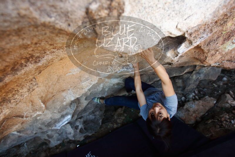 Bouldering in Hueco Tanks on 03/03/2019 with Blue Lizard Climbing and Yoga

Filename: SRM_20190303_1212110.jpg
Aperture: f/4.5
Shutter Speed: 1/250
Body: Canon EOS-1D Mark II
Lens: Canon EF 16-35mm f/2.8 L