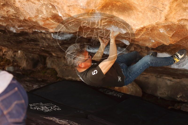 Bouldering in Hueco Tanks on 03/03/2019 with Blue Lizard Climbing and Yoga

Filename: SRM_20190303_1410360.jpg
Aperture: f/2.8
Shutter Speed: 1/250
Body: Canon EOS-1D Mark II
Lens: Canon EF 50mm f/1.8 II