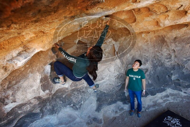 Bouldering in Hueco Tanks on 03/03/2019 with Blue Lizard Climbing and Yoga

Filename: SRM_20190303_1500500.jpg
Aperture: f/5.6
Shutter Speed: 1/250
Body: Canon EOS-1D Mark II
Lens: Canon EF 16-35mm f/2.8 L