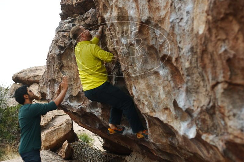 Bouldering in Hueco Tanks on 03/08/2019 with Blue Lizard Climbing and Yoga

Filename: SRM_20190308_1252010.jpg
Aperture: f/2.8
Shutter Speed: 1/800
Body: Canon EOS-1D Mark II
Lens: Canon EF 50mm f/1.8 II