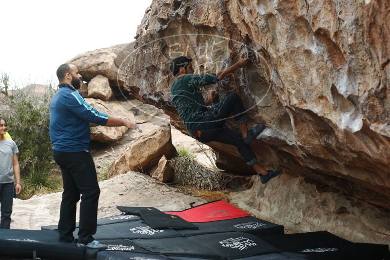 Bouldering in Hueco Tanks on 03/08/2019 with Blue Lizard Climbing and Yoga

Filename: SRM_20190308_1253210.jpg
Aperture: f/3.5
Shutter Speed: 1/320
Body: Canon EOS-1D Mark II
Lens: Canon EF 50mm f/1.8 II