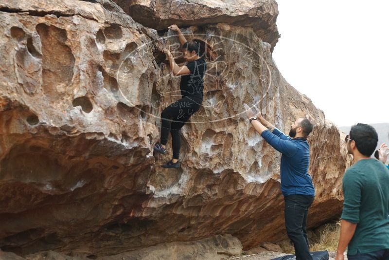 Bouldering in Hueco Tanks on 03/08/2019 with Blue Lizard Climbing and Yoga

Filename: SRM_20190308_1255060.jpg
Aperture: f/3.5
Shutter Speed: 1/320
Body: Canon EOS-1D Mark II
Lens: Canon EF 50mm f/1.8 II