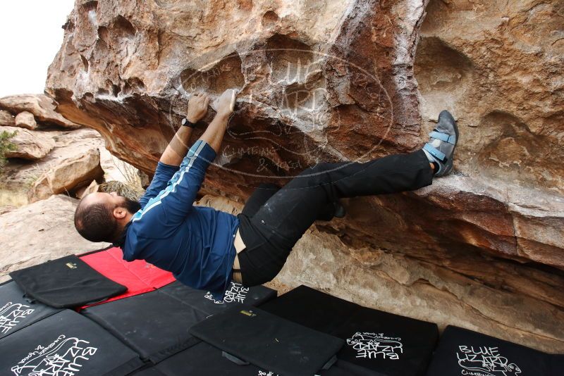 Bouldering in Hueco Tanks on 03/08/2019 with Blue Lizard Climbing and Yoga

Filename: SRM_20190308_1321080.jpg
Aperture: f/5.6
Shutter Speed: 1/200
Body: Canon EOS-1D Mark II
Lens: Canon EF 16-35mm f/2.8 L