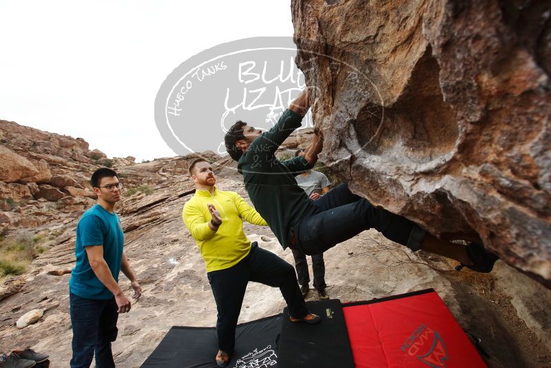 Bouldering in Hueco Tanks on 03/08/2019 with Blue Lizard Climbing and Yoga

Filename: SRM_20190308_1325060.jpg
Aperture: f/5.6
Shutter Speed: 1/500
Body: Canon EOS-1D Mark II
Lens: Canon EF 16-35mm f/2.8 L