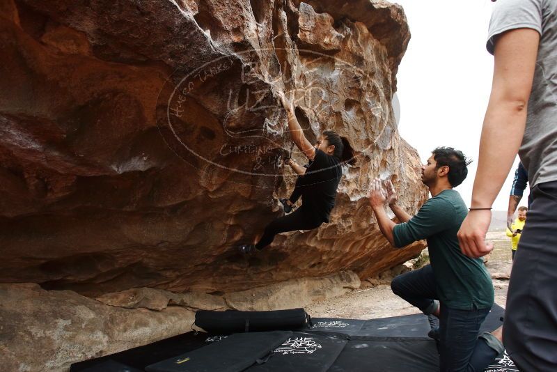 Bouldering in Hueco Tanks on 03/08/2019 with Blue Lizard Climbing and Yoga

Filename: SRM_20190308_1331410.jpg
Aperture: f/5.6
Shutter Speed: 1/400
Body: Canon EOS-1D Mark II
Lens: Canon EF 16-35mm f/2.8 L