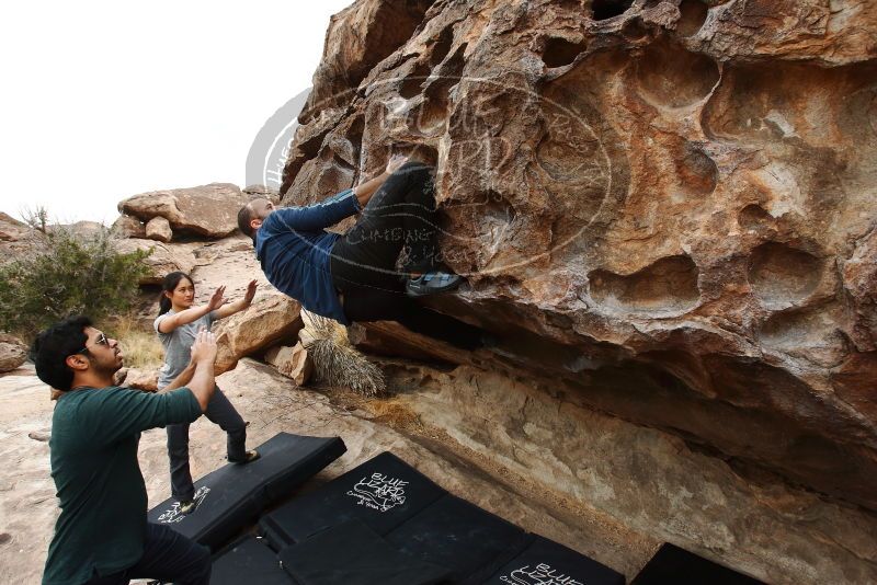 Bouldering in Hueco Tanks on 03/08/2019 with Blue Lizard Climbing and Yoga

Filename: SRM_20190308_1348170.jpg
Aperture: f/5.6
Shutter Speed: 1/500
Body: Canon EOS-1D Mark II
Lens: Canon EF 16-35mm f/2.8 L