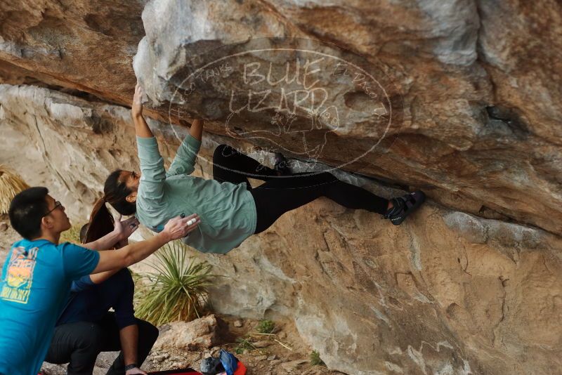 Bouldering in Hueco Tanks on 03/08/2019 with Blue Lizard Climbing and Yoga

Filename: SRM_20190308_1512570.jpg
Aperture: f/2.8
Shutter Speed: 1/400
Body: Canon EOS-1D Mark II
Lens: Canon EF 50mm f/1.8 II