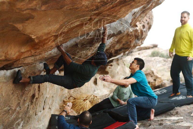 Bouldering in Hueco Tanks on 03/08/2019 with Blue Lizard Climbing and Yoga

Filename: SRM_20190308_1516020.jpg
Aperture: f/2.8
Shutter Speed: 1/320
Body: Canon EOS-1D Mark II
Lens: Canon EF 50mm f/1.8 II