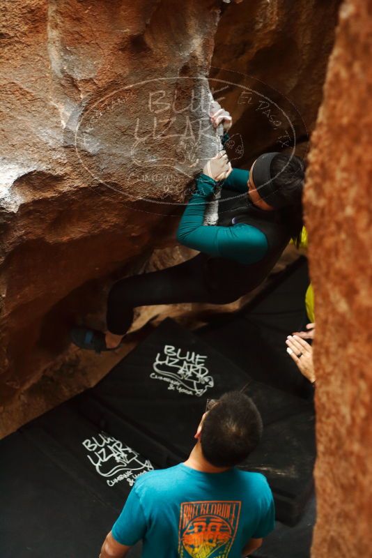 Bouldering in Hueco Tanks on 03/08/2019 with Blue Lizard Climbing and Yoga

Filename: SRM_20190308_1657450.jpg
Aperture: f/2.5
Shutter Speed: 1/60
Body: Canon EOS-1D Mark II
Lens: Canon EF 50mm f/1.8 II