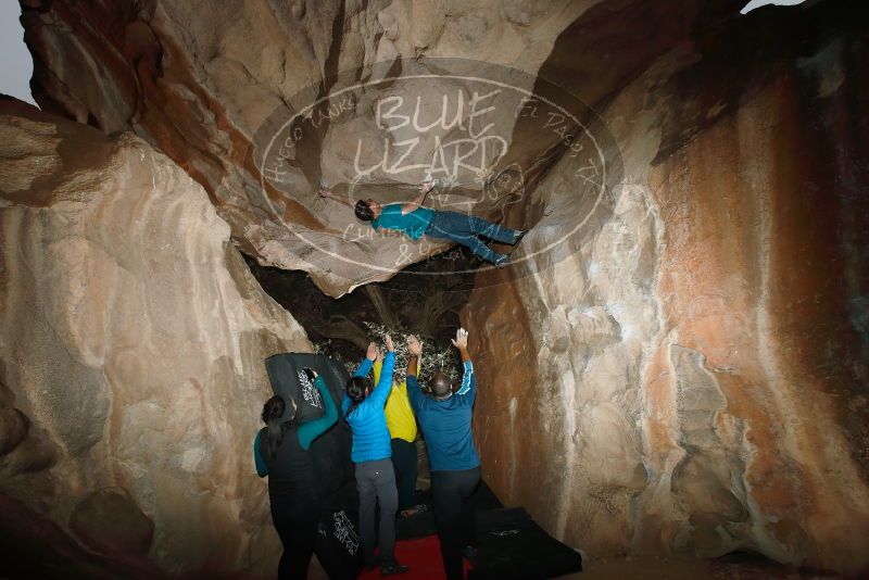 Bouldering in Hueco Tanks on 03/08/2019 with Blue Lizard Climbing and Yoga

Filename: SRM_20190308_1738470.jpg
Aperture: f/5.6
Shutter Speed: 1/250
Body: Canon EOS-1D Mark II
Lens: Canon EF 16-35mm f/2.8 L