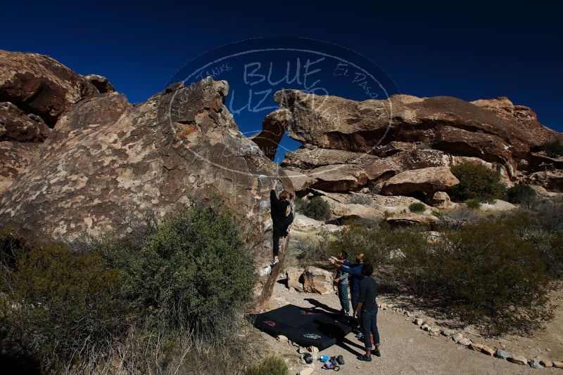 Bouldering in Hueco Tanks on 03/09/2019 with Blue Lizard Climbing and Yoga

Filename: SRM_20190309_1047120.jpg
Aperture: f/5.6
Shutter Speed: 1/800
Body: Canon EOS-1D Mark II
Lens: Canon EF 16-35mm f/2.8 L