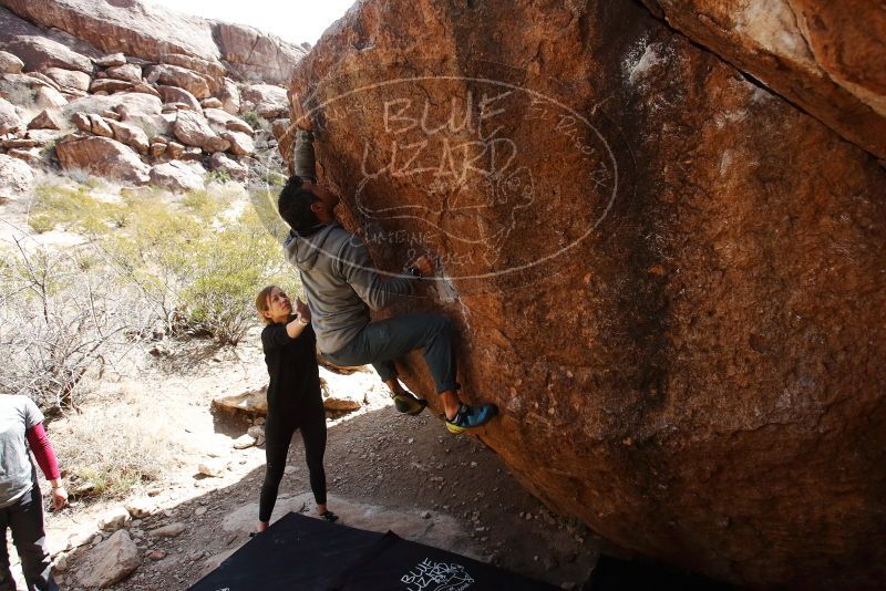 Bouldering in Hueco Tanks on 03/09/2019 with Blue Lizard Climbing and Yoga

Filename: SRM_20190309_1151300.jpg
Aperture: f/5.6
Shutter Speed: 1/800
Body: Canon EOS-1D Mark II
Lens: Canon EF 16-35mm f/2.8 L