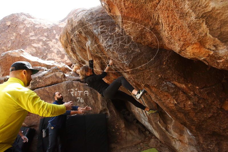 Bouldering in Hueco Tanks on 03/09/2019 with Blue Lizard Climbing and Yoga

Filename: SRM_20190309_1225450.jpg
Aperture: f/5.6
Shutter Speed: 1/320
Body: Canon EOS-1D Mark II
Lens: Canon EF 16-35mm f/2.8 L