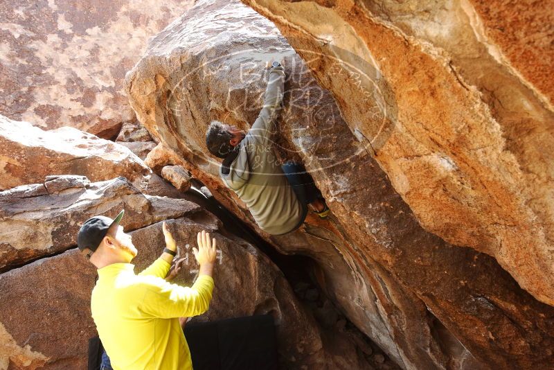 Bouldering in Hueco Tanks on 03/09/2019 with Blue Lizard Climbing and Yoga

Filename: SRM_20190309_1236060.jpg
Aperture: f/5.6
Shutter Speed: 1/250
Body: Canon EOS-1D Mark II
Lens: Canon EF 16-35mm f/2.8 L