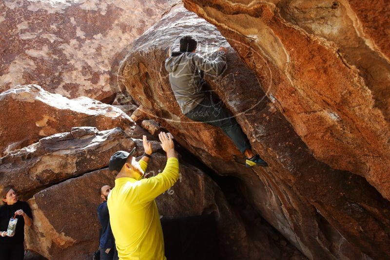 Bouldering in Hueco Tanks on 03/09/2019 with Blue Lizard Climbing and Yoga

Filename: SRM_20190309_1236120.jpg
Aperture: f/5.6
Shutter Speed: 1/500
Body: Canon EOS-1D Mark II
Lens: Canon EF 16-35mm f/2.8 L