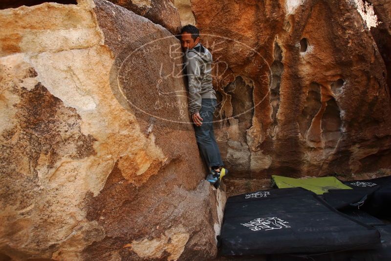 Bouldering in Hueco Tanks on 03/09/2019 with Blue Lizard Climbing and Yoga

Filename: SRM_20190309_1303510.jpg
Aperture: f/5.6
Shutter Speed: 1/400
Body: Canon EOS-1D Mark II
Lens: Canon EF 16-35mm f/2.8 L