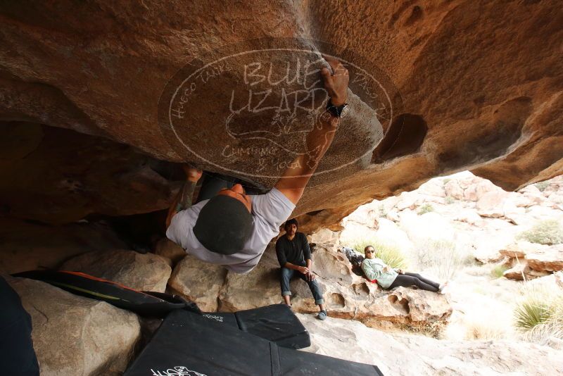 Bouldering in Hueco Tanks on 03/09/2019 with Blue Lizard Climbing and Yoga

Filename: SRM_20190309_1521490.jpg
Aperture: f/7.1
Shutter Speed: 1/250
Body: Canon EOS-1D Mark II
Lens: Canon EF 16-35mm f/2.8 L