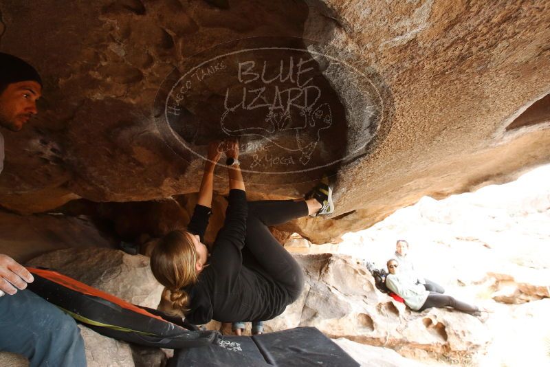 Bouldering in Hueco Tanks on 03/09/2019 with Blue Lizard Climbing and Yoga

Filename: SRM_20190309_1524240.jpg
Aperture: f/5.6
Shutter Speed: 1/250
Body: Canon EOS-1D Mark II
Lens: Canon EF 16-35mm f/2.8 L