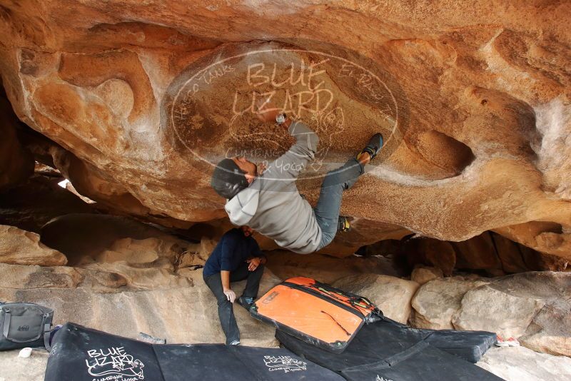 Bouldering in Hueco Tanks on 03/09/2019 with Blue Lizard Climbing and Yoga

Filename: SRM_20190309_1614390.jpg
Aperture: f/5.6
Shutter Speed: 1/160
Body: Canon EOS-1D Mark II
Lens: Canon EF 16-35mm f/2.8 L