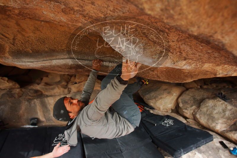 Bouldering in Hueco Tanks on 03/09/2019 with Blue Lizard Climbing and Yoga

Filename: SRM_20190309_1653401.jpg
Aperture: f/5.6
Shutter Speed: 1/200
Body: Canon EOS-1D Mark II
Lens: Canon EF 16-35mm f/2.8 L