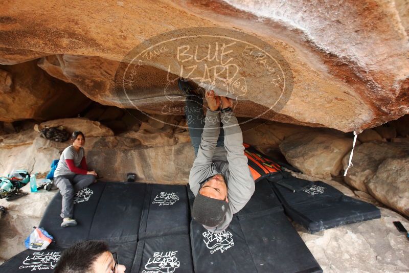 Bouldering in Hueco Tanks on 03/09/2019 with Blue Lizard Climbing and Yoga

Filename: SRM_20190309_1653560.jpg
Aperture: f/5.6
Shutter Speed: 1/200
Body: Canon EOS-1D Mark II
Lens: Canon EF 16-35mm f/2.8 L