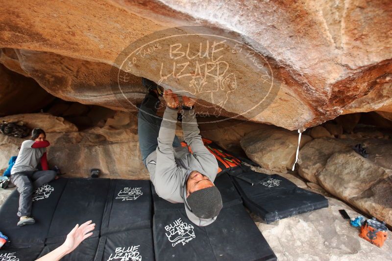 Bouldering in Hueco Tanks on 03/09/2019 with Blue Lizard Climbing and Yoga

Filename: SRM_20190309_1653580.jpg
Aperture: f/5.6
Shutter Speed: 1/200
Body: Canon EOS-1D Mark II
Lens: Canon EF 16-35mm f/2.8 L