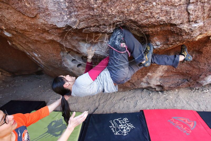 Bouldering in Hueco Tanks on 03/09/2019 with Blue Lizard Climbing and Yoga

Filename: SRM_20190309_1108320.jpg
Aperture: f/5.6
Shutter Speed: 1/160
Body: Canon EOS-1D Mark II
Lens: Canon EF 16-35mm f/2.8 L