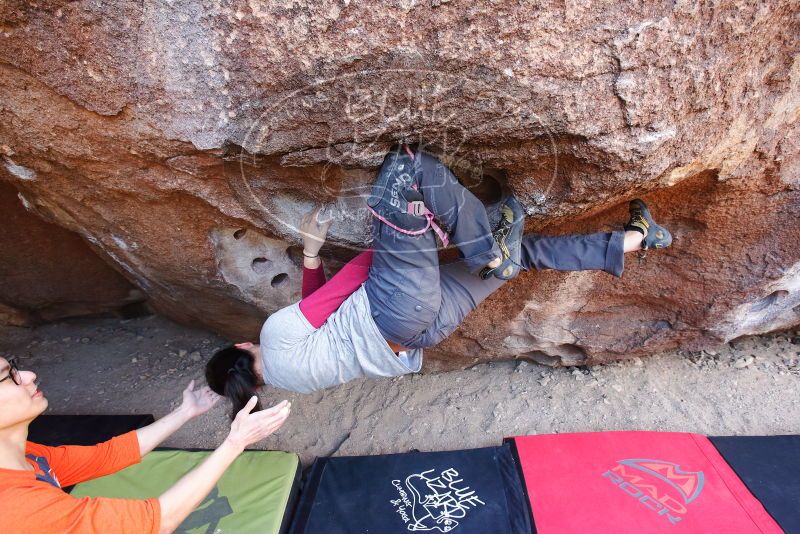 Bouldering in Hueco Tanks on 03/09/2019 with Blue Lizard Climbing and Yoga

Filename: SRM_20190309_1108321.jpg
Aperture: f/5.6
Shutter Speed: 1/125
Body: Canon EOS-1D Mark II
Lens: Canon EF 16-35mm f/2.8 L