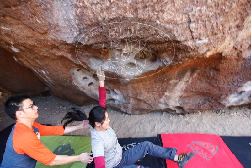 Bouldering in Hueco Tanks on 03/09/2019 with Blue Lizard Climbing and Yoga

Filename: SRM_20190309_1108400.jpg
Aperture: f/5.6
Shutter Speed: 1/160
Body: Canon EOS-1D Mark II
Lens: Canon EF 16-35mm f/2.8 L