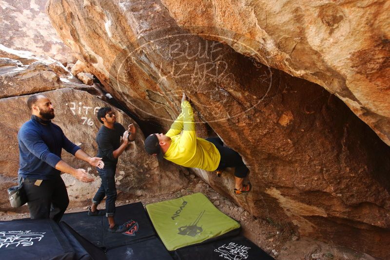 Bouldering in Hueco Tanks on 03/09/2019 with Blue Lizard Climbing and Yoga

Filename: SRM_20190309_1208390.jpg
Aperture: f/5.6
Shutter Speed: 1/320
Body: Canon EOS-1D Mark II
Lens: Canon EF 16-35mm f/2.8 L