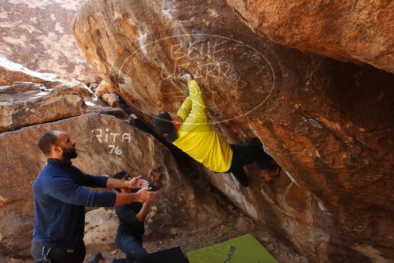 Bouldering in Hueco Tanks on 03/09/2019 with Blue Lizard Climbing and Yoga

Filename: SRM_20190309_1208520.jpg
Aperture: f/5.6
Shutter Speed: 1/500
Body: Canon EOS-1D Mark II
Lens: Canon EF 16-35mm f/2.8 L