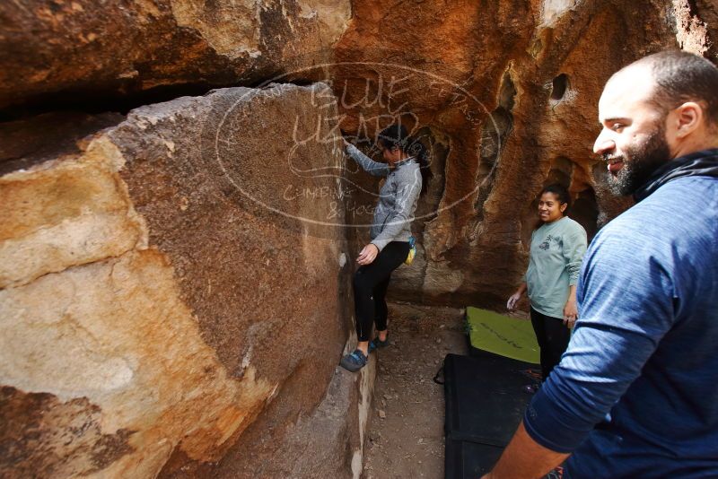 Bouldering in Hueco Tanks on 03/09/2019 with Blue Lizard Climbing and Yoga

Filename: SRM_20190309_1217200.jpg
Aperture: f/5.6
Shutter Speed: 1/320
Body: Canon EOS-1D Mark II
Lens: Canon EF 16-35mm f/2.8 L