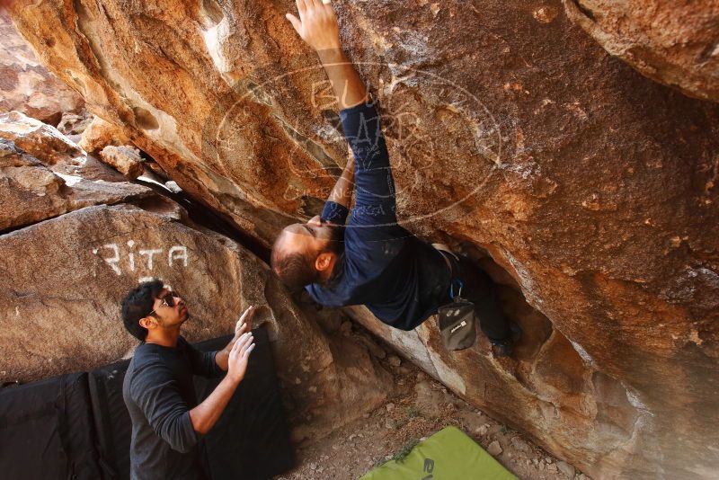 Bouldering in Hueco Tanks on 03/09/2019 with Blue Lizard Climbing and Yoga

Filename: SRM_20190309_1223130.jpg
Aperture: f/5.6
Shutter Speed: 1/320
Body: Canon EOS-1D Mark II
Lens: Canon EF 16-35mm f/2.8 L