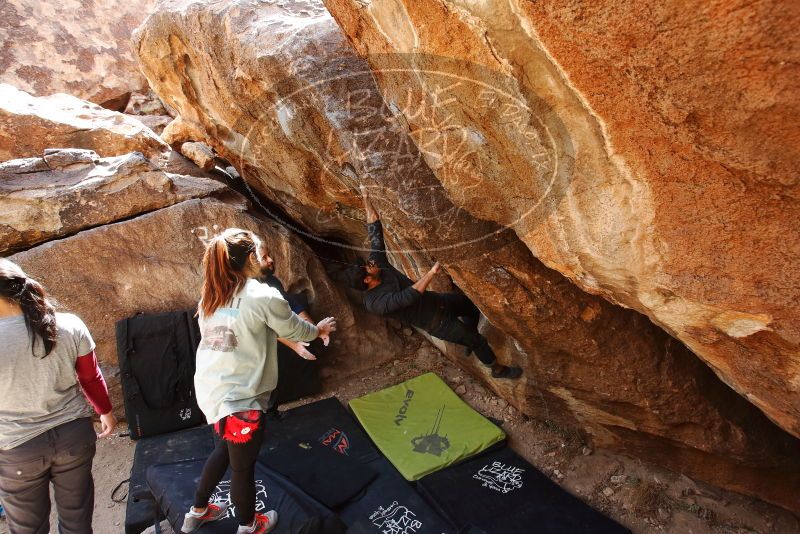 Bouldering in Hueco Tanks on 03/09/2019 with Blue Lizard Climbing and Yoga

Filename: SRM_20190309_1231570.jpg
Aperture: f/5.6
Shutter Speed: 1/200
Body: Canon EOS-1D Mark II
Lens: Canon EF 16-35mm f/2.8 L