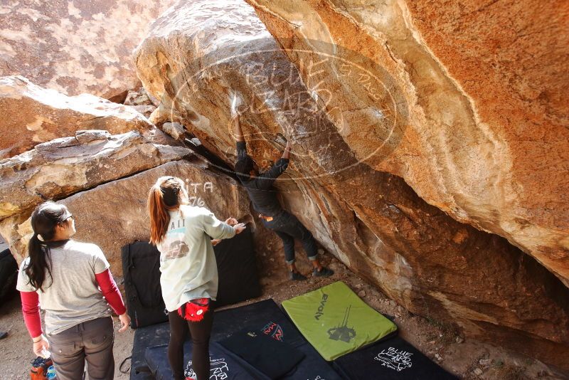 Bouldering in Hueco Tanks on 03/09/2019 with Blue Lizard Climbing and Yoga

Filename: SRM_20190309_1232170.jpg
Aperture: f/5.6
Shutter Speed: 1/200
Body: Canon EOS-1D Mark II
Lens: Canon EF 16-35mm f/2.8 L