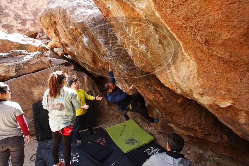 Bouldering in Hueco Tanks on 03/09/2019 with Blue Lizard Climbing and Yoga

Filename: SRM_20190309_1232390.jpg
Aperture: f/5.6
Shutter Speed: 1/200
Body: Canon EOS-1D Mark II
Lens: Canon EF 16-35mm f/2.8 L