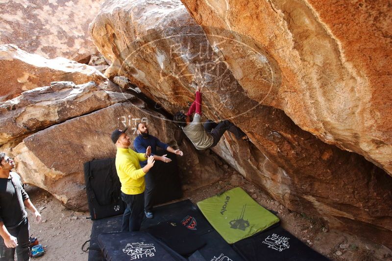 Bouldering in Hueco Tanks on 03/09/2019 with Blue Lizard Climbing and Yoga

Filename: SRM_20190309_1233350.jpg
Aperture: f/5.6
Shutter Speed: 1/200
Body: Canon EOS-1D Mark II
Lens: Canon EF 16-35mm f/2.8 L