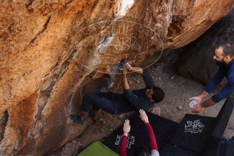 Bouldering in Hueco Tanks on 03/09/2019 with Blue Lizard Climbing and Yoga

Filename: SRM_20190309_1248560.jpg
Aperture: f/5.6
Shutter Speed: 1/200
Body: Canon EOS-1D Mark II
Lens: Canon EF 16-35mm f/2.8 L